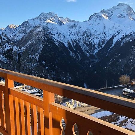 Vue Magnifique Et Balcon Oriente Sud - T2 Pour 5 Personnes Apartment Les Deux Alpes Exterior photo