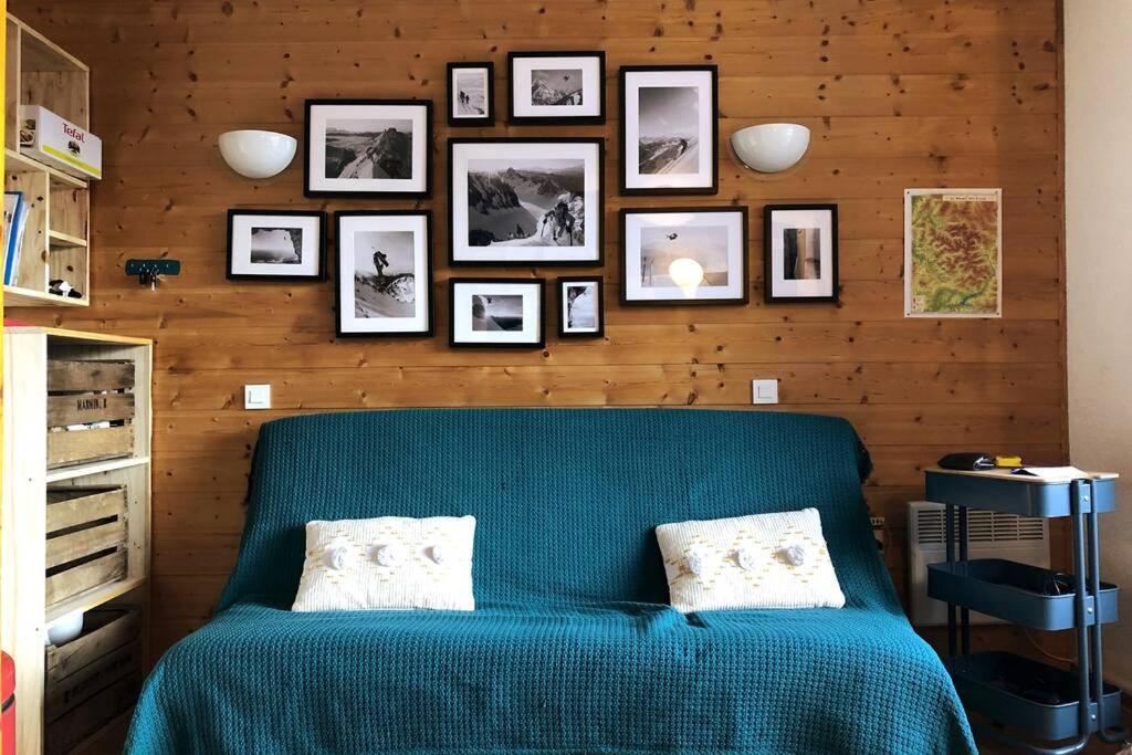 Vue Magnifique Et Balcon Oriente Sud - T2 Pour 5 Personnes Apartment Les Deux Alpes Exterior photo